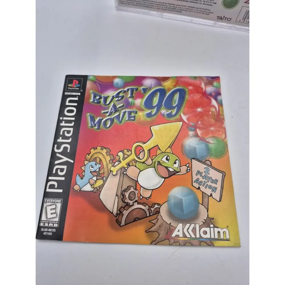 Bust-A-Move '99 (Sony PlayStation 1, 1999) CIB Complete Tested Working READ